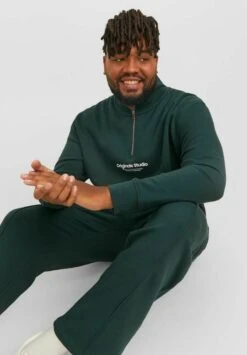 Jack & Jones Jorvesterbro Quarter Zip Hn Pls - Sweater - Magical Forest -Jack & Jones Verkoopwinkel e401ce32bb5c4602a14867405bfc1ade