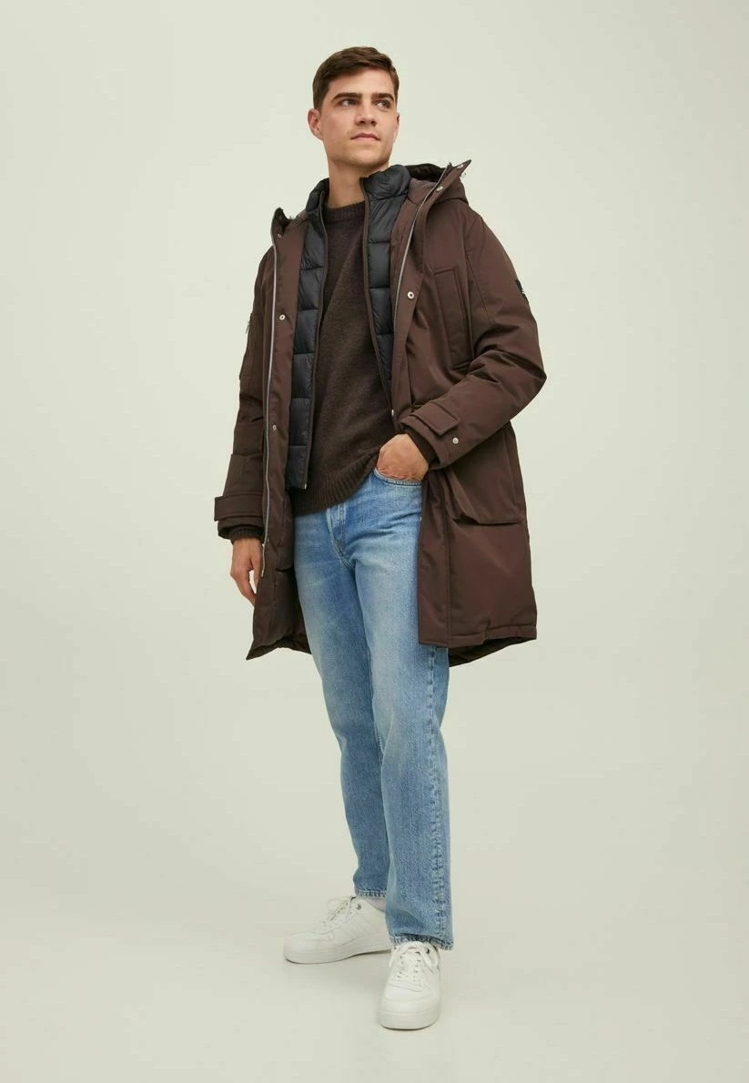 Jack & Jones Multi-Taschen - Parka - Seal Brown 2 Jack & Jones Multi-Taschen - Parka - Seal Brown - Afbeelding 2