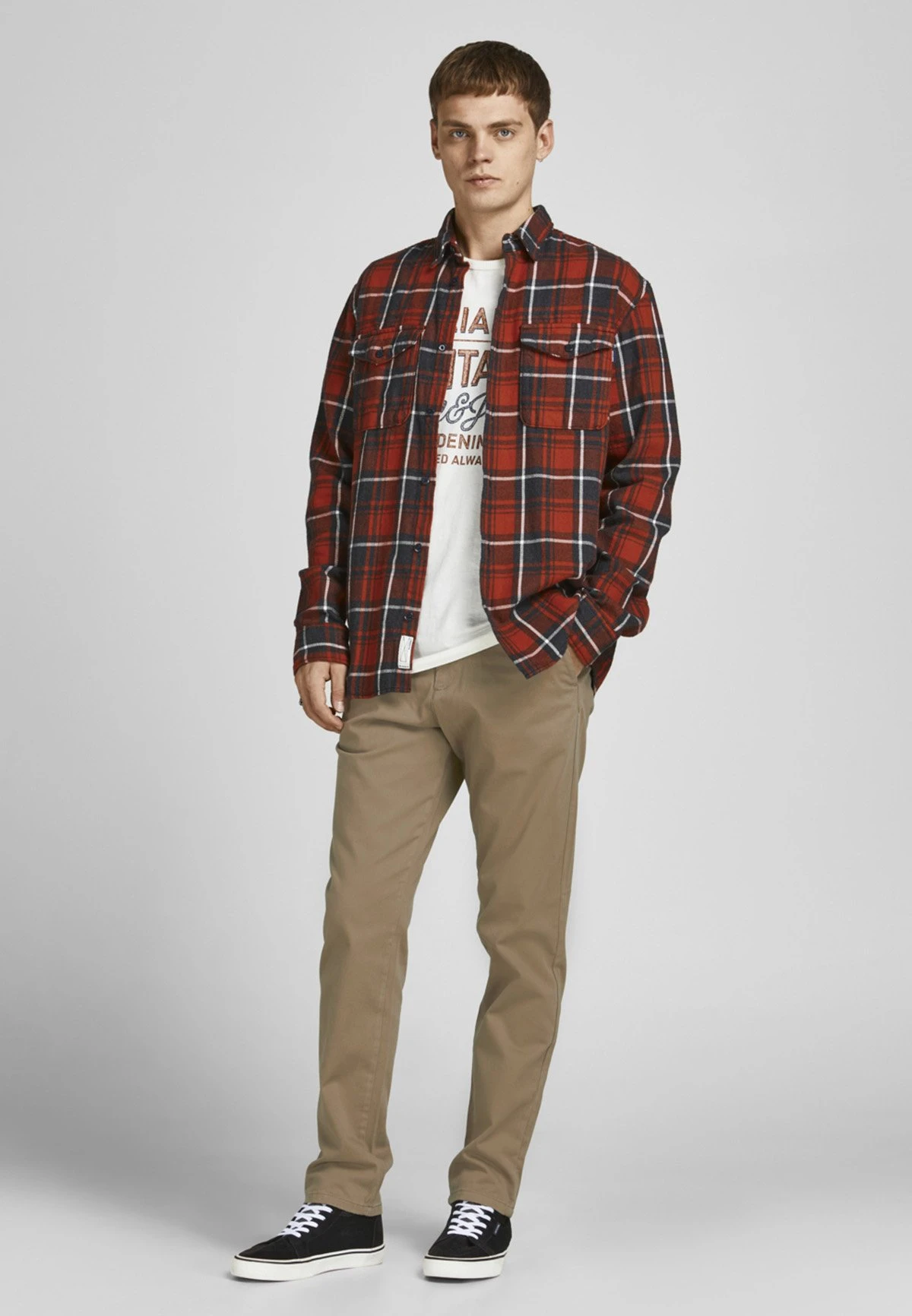 Jack & Jones Sa - Chino - Beige 2 Jack & Jones Sa - Chino - Beige - Afbeelding 2