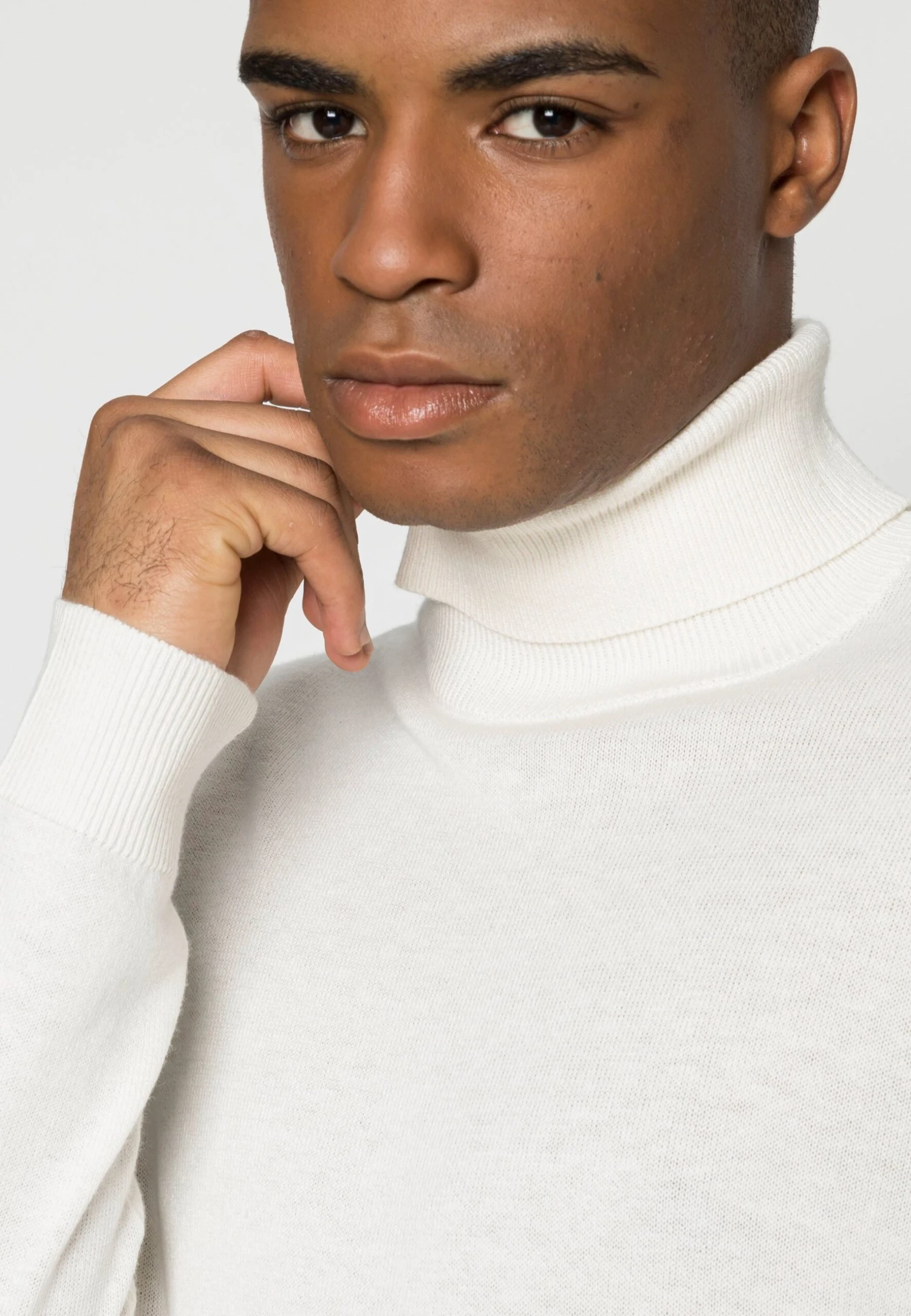 Jack & Jones Jjeemil Roll Neck - Trui - Cloud Dancer 5 Jack & Jones Jjeemil Roll Neck - Trui - Cloud Dancer - Afbeelding 5