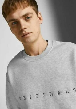 Jack & Jones Crew Neck- Sweater - White Melange -Jack & Jones Verkoopwinkel e7dd462e8945400ea7b1803c6e891dbf