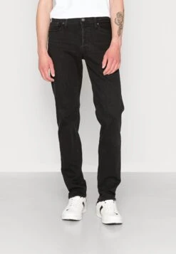 Jack & Jones Jjimike Jjoriginal - Straight Leg Jeans - Black Denim