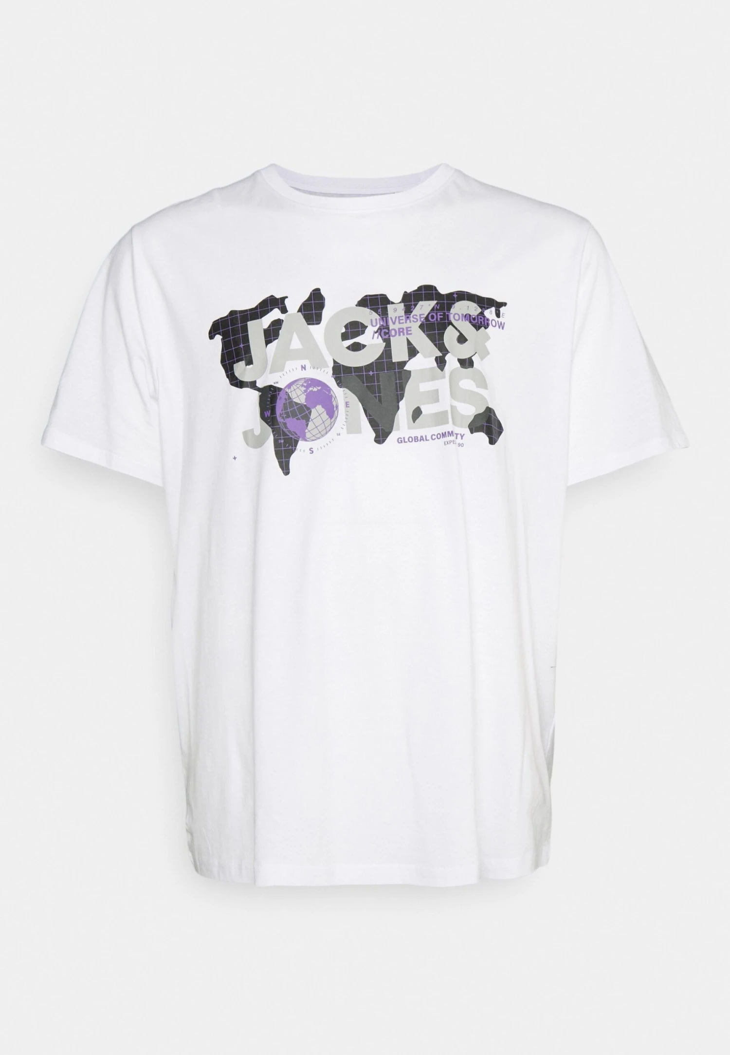 Jack & Jones Jcodust Tee Crew Neck - T-Shirt Print - White 5 Jack & Jones Jcodust Tee Crew Neck - T-Shirt Print - White - Afbeelding 5