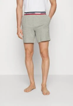 Jack & Jones Tape Shorts - Pyjamabroek - Light Grey Melange