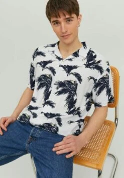 Jack & Jones Jorluke Palma Aop ResortSs Ln - Overhemd - Bright White -Jack & Jones Verkoopwinkel f3425833af954a4c8164a94943e992fb