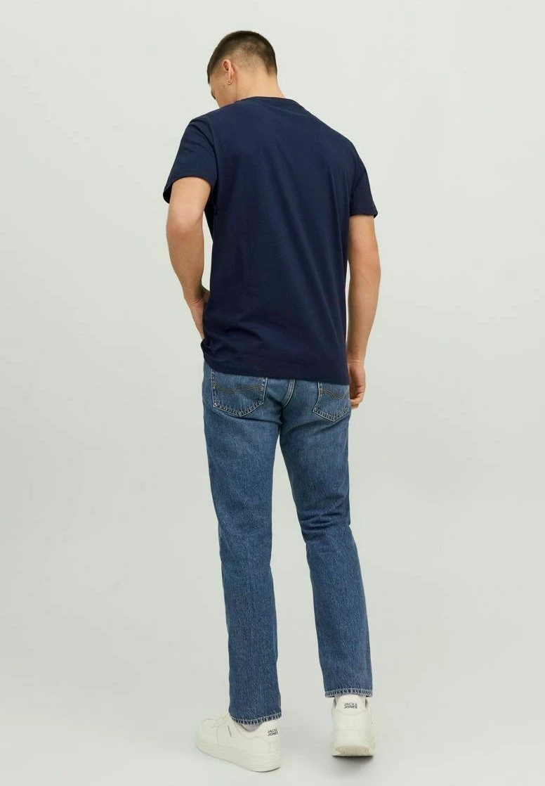 JACK&JONES Premium Klassisches - T-Shirt Print - Navy Blazer 3 JACK&JONES Premium Klassisches - T-Shirt Print - Navy Blazer - Afbeelding 3