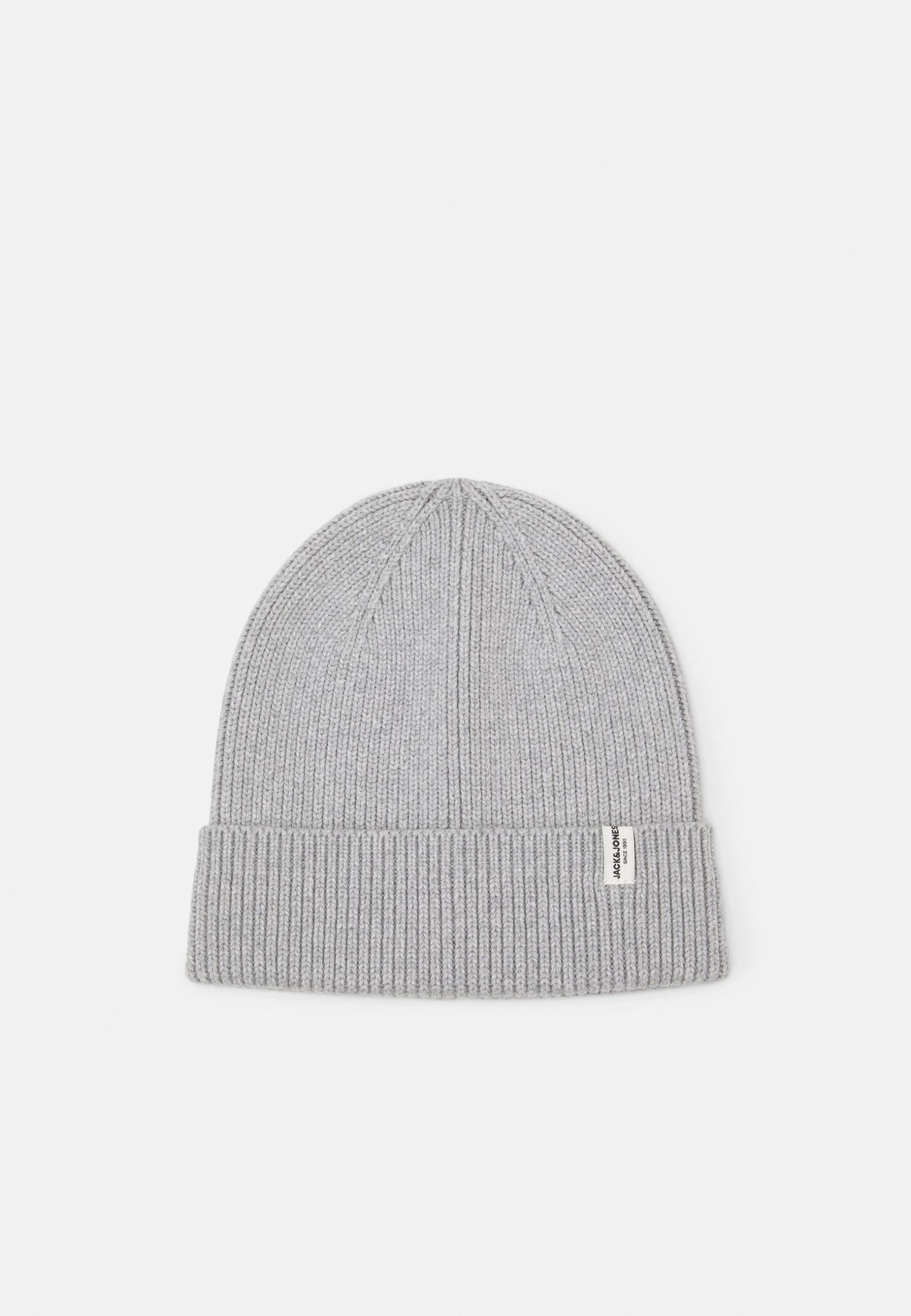 Jack & Jones Jacbrink Beanie - Muts - Light Grey Melange 1 Jack & Jones Jacbrink Beanie - Muts - Light Grey Melange