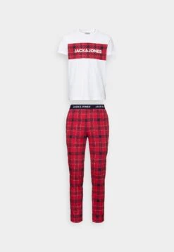 Jack & Jones Jactrain Pants And Tee Giftbox - Pyjama - Scarlet Sage