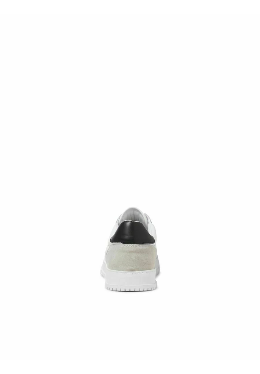 Jack & Jones Basket Leder - Sneakers Laag - Bright White 4 Jack & Jones Basket Leder - Sneakers Laag - Bright White - Afbeelding 4