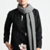 Jack & Jones Jacsolid Scarf - Sjaal - Grey Melange