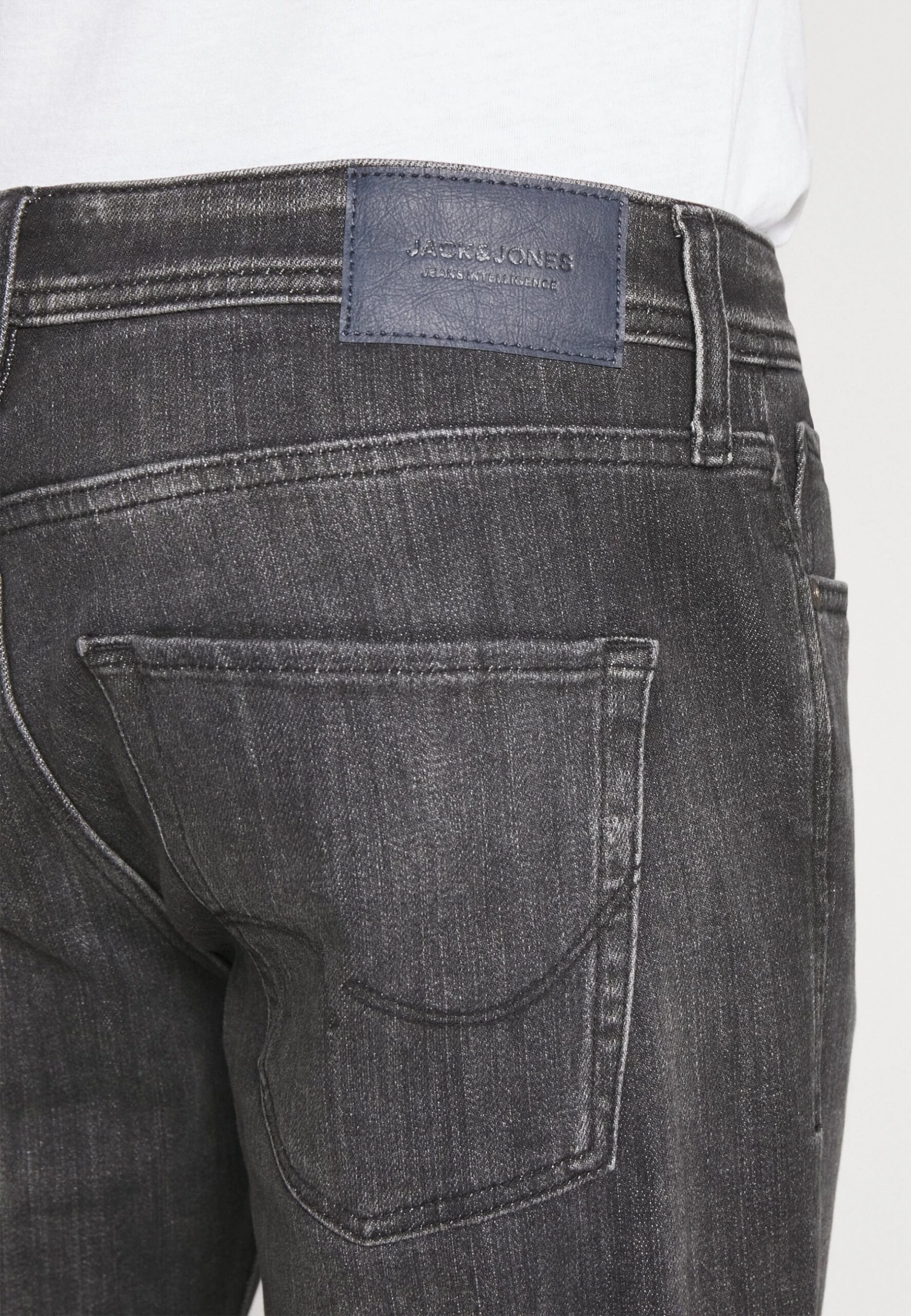 Jack & Jones Jjimike Jjoriginal - Slim Fit Jeans - Black Denim 6 Jack & Jones Jjimike Jjoriginal - Slim Fit Jeans - Black Denim - Afbeelding 6