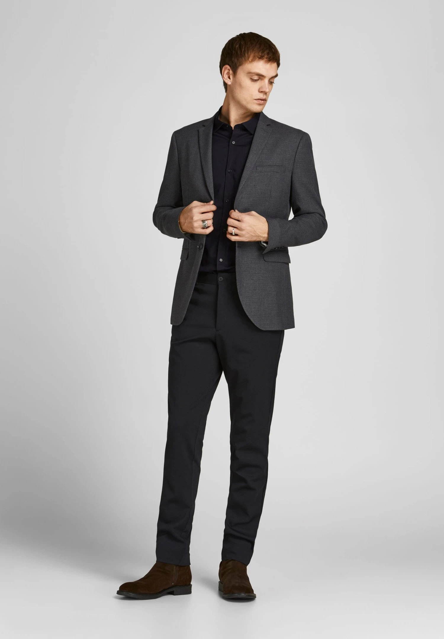 JACK&JONES Premium Jprblacardiff Slim Fit - Overhemd - Black 2 JACK&JONES Premium Jprblacardiff Slim Fit - Overhemd - Black - Afbeelding 2