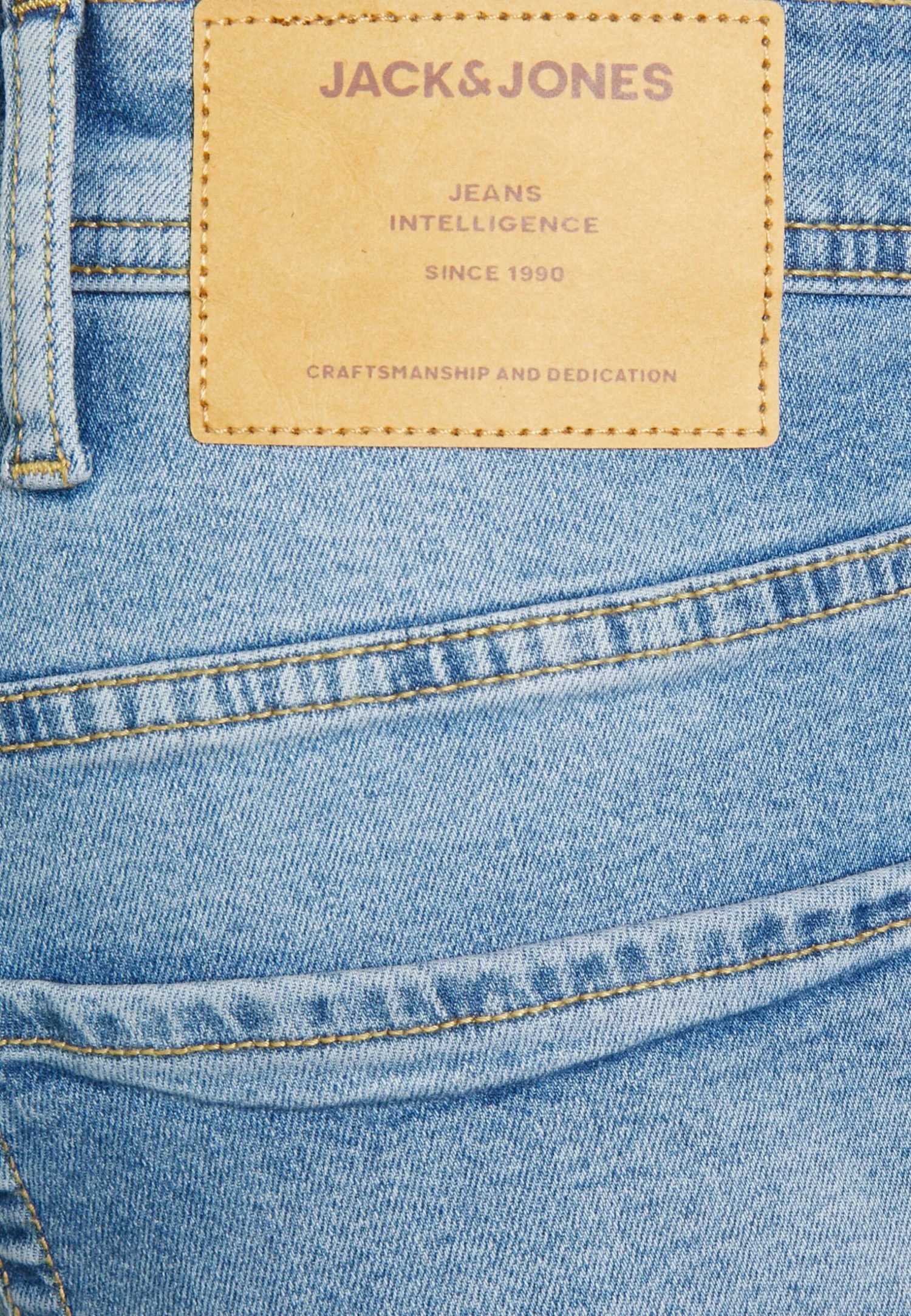 Jack & Jones Jjiglenn Original - Slim Fit Jeans - Blue Denim 3 Jack & Jones Jjiglenn Original - Slim Fit Jeans - Blue Denim - Afbeelding 3