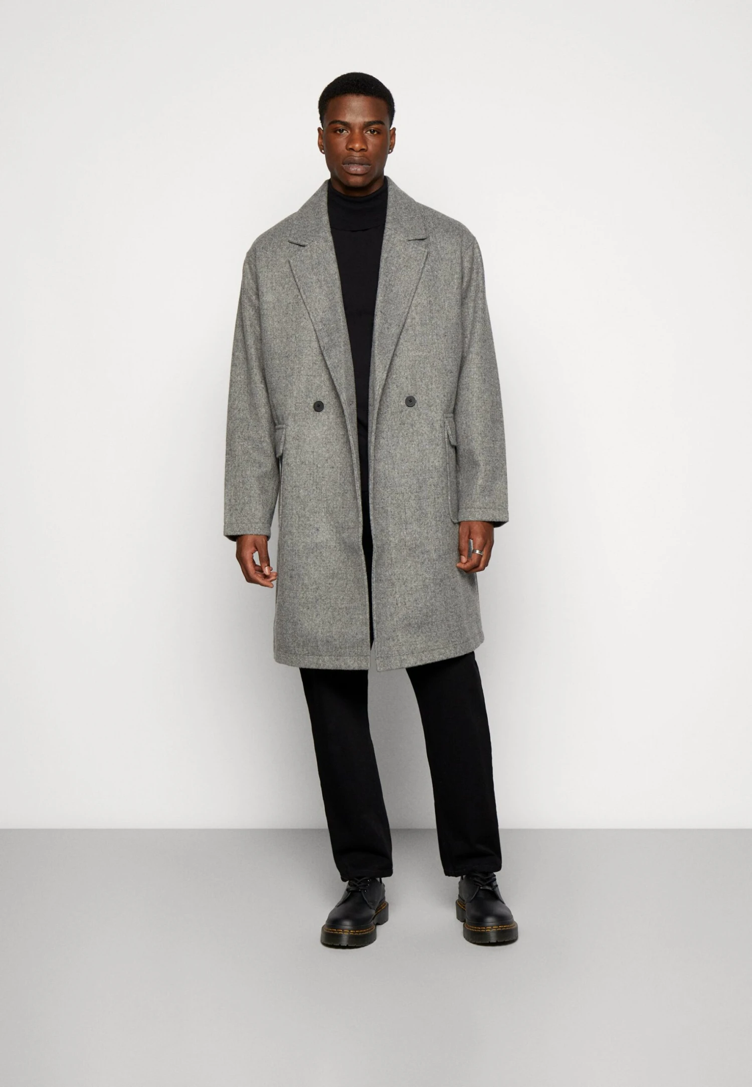 Jack & Jones Jorslope Coat - Mantel - Grey 2 Jack & Jones Jorslope Coat - Mantel - Grey - Afbeelding 2