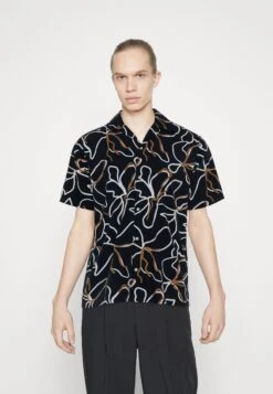 JACK&JONES Premium Jprblatropic Resort Relax Fit - Overhemd - Night Sky